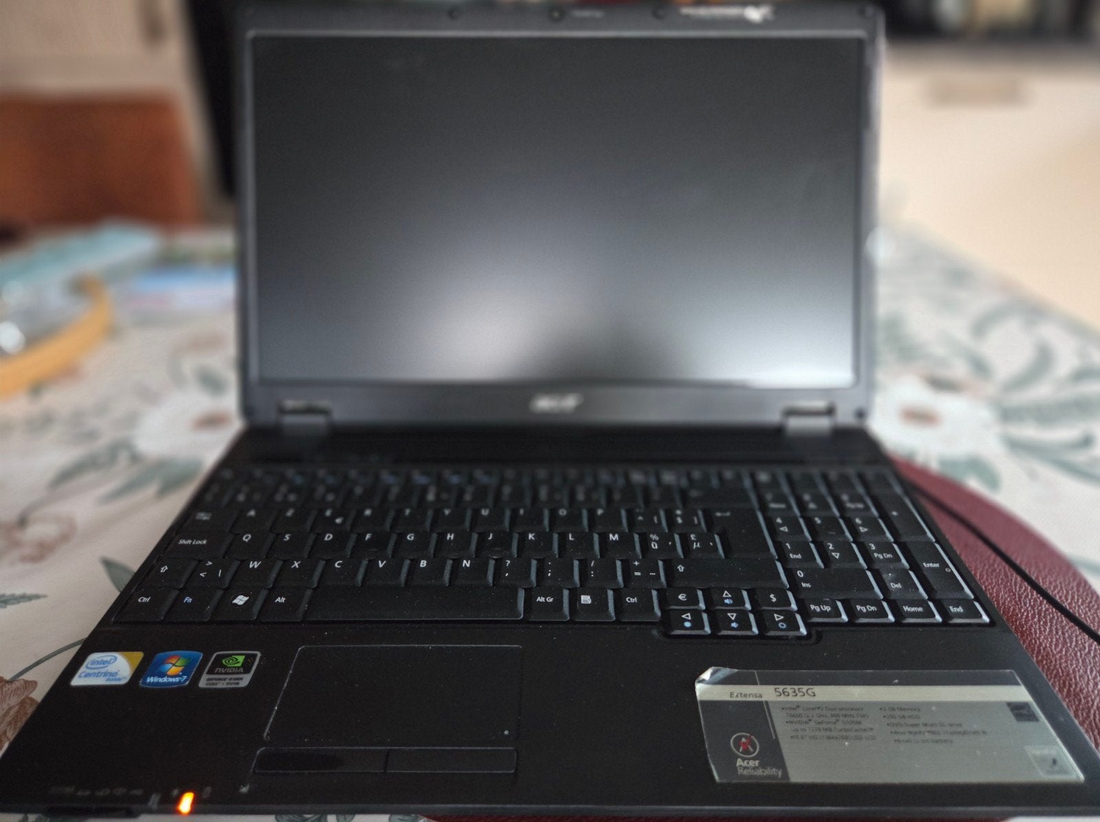 Acer Extensa 5635G Laptop – Werkend – Inclusief oplader, Ophalen of Verzenden