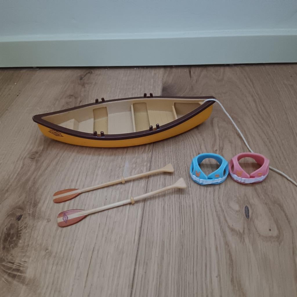 Sylvanian- set canoë (5047), Enfants & Bébés, Jouets | Maisons de poupées, Enlèvement, Utilisé, Accessoires