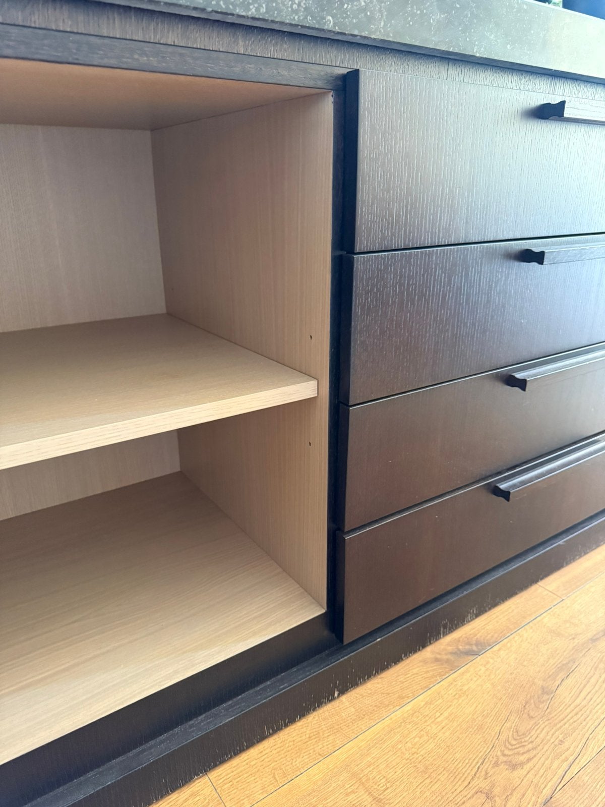 Dressoir - bureaukast - 200 x 50 x 80 cm, Ophalen, 150 tot 200 cm, Meerdere deuren, Zo goed als nieuw