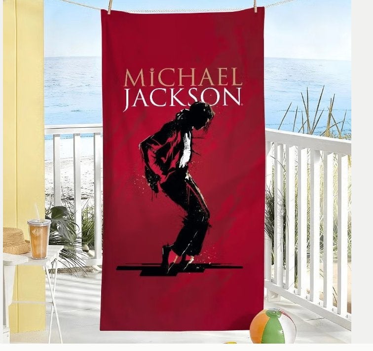 Michael Jackson badhanddoek / strandhanddoek (70x140cm), Ophalen of Verzenden, Nieuw