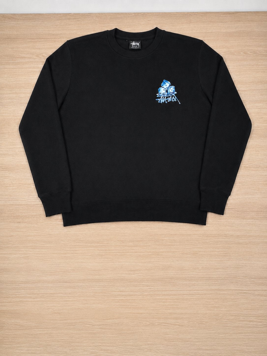 Stüssy Crewneck Dice Zwart – Maat S – Topstaat, Vêtements | Hommes, Pulls & Vestes, Enlèvement ou Envoi, Comme neuf, Taille 46 (S) ou plus petite