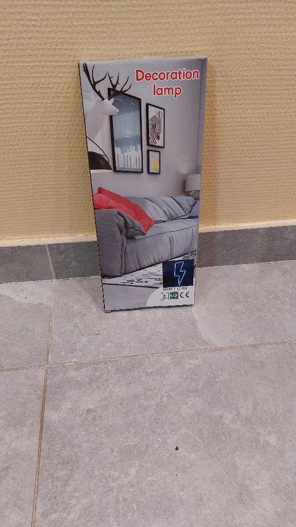 LED Decoratie lamp - bliksem (USB/batterijen) - NIEUW!!!, Kunststof, Blauw, Inclusief lichtbron, Nieuw