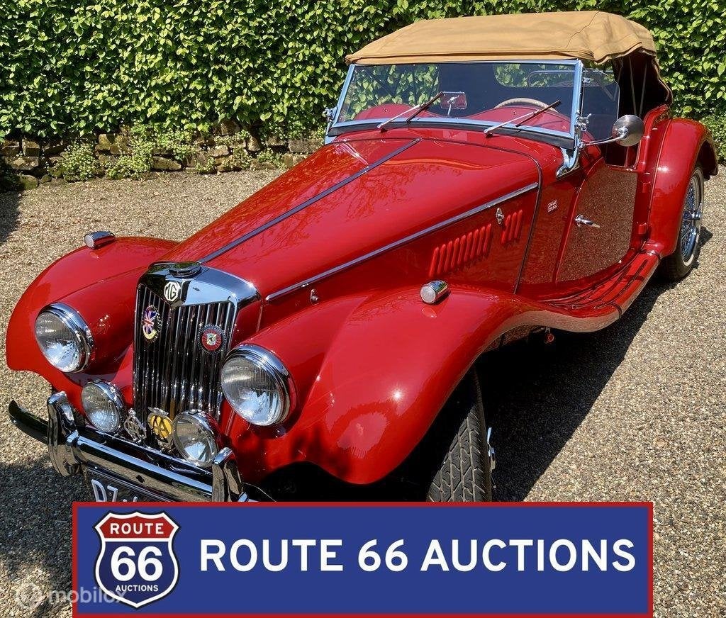 MG TF 1250 | 1955 | Route 66 Auctions, Zwart, Bedrijf, Handgeschakeld, Overige carrosserie