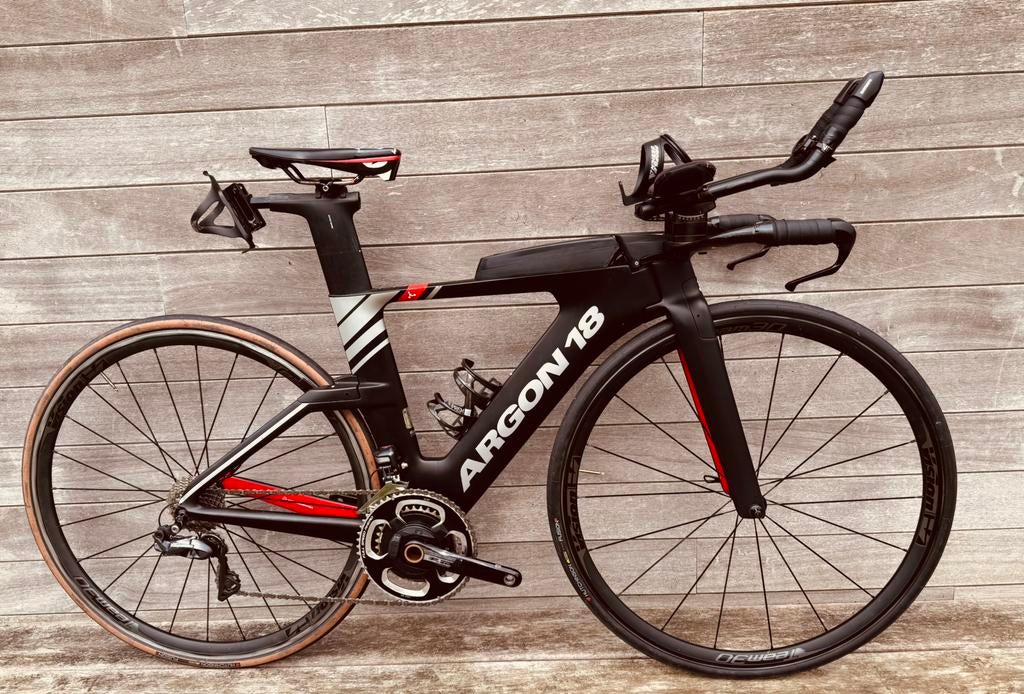 Tijdritfiets / CLM Argon 18 E119 DI2 11v, Vélos & Vélomoteurs, 49 à 53 cm, Enlèvement ou Envoi, Utilisé, Carbone