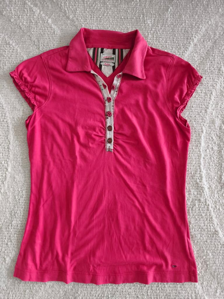 Roze poloshirt TOMMY HILFIGER maat M, Kleding | Dames, Blouses en Tunieken, Ophalen of Verzenden, Roze