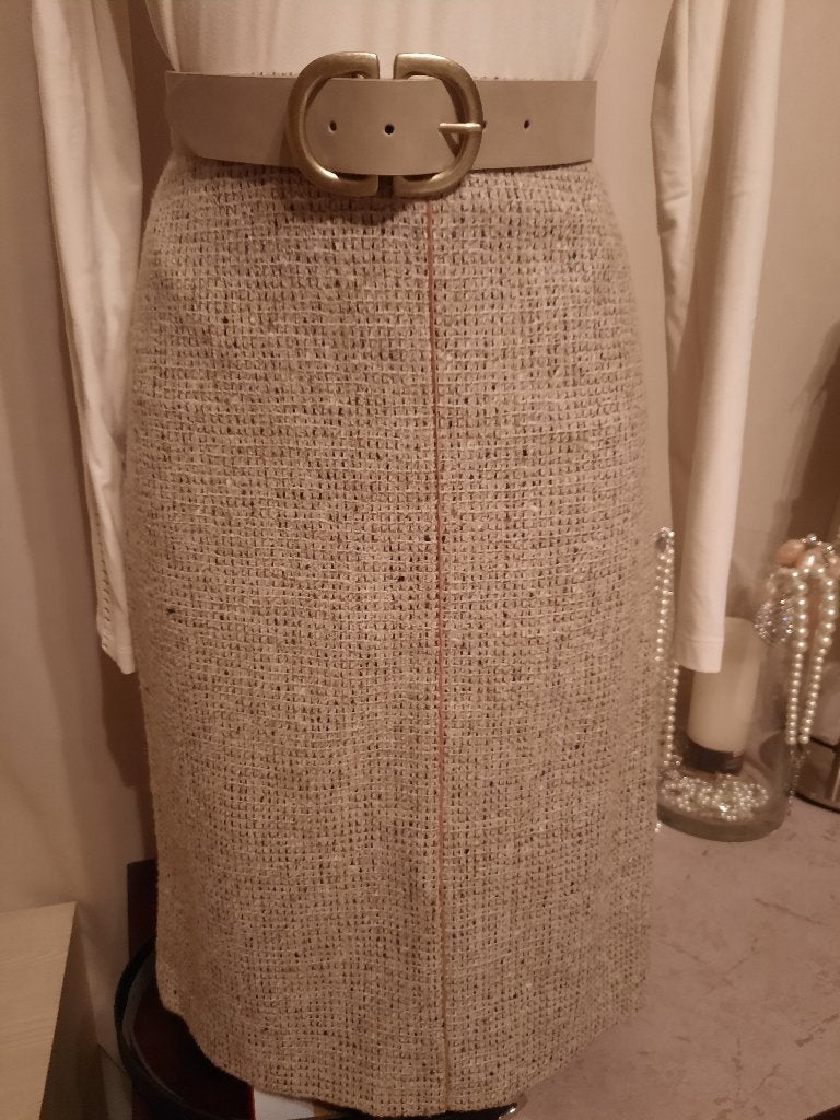 Gunex klassiek beige rokje 40, Kleding | Dames, Maat 38/40 (M), Beige, Gunex, Ophalen of Verzenden
