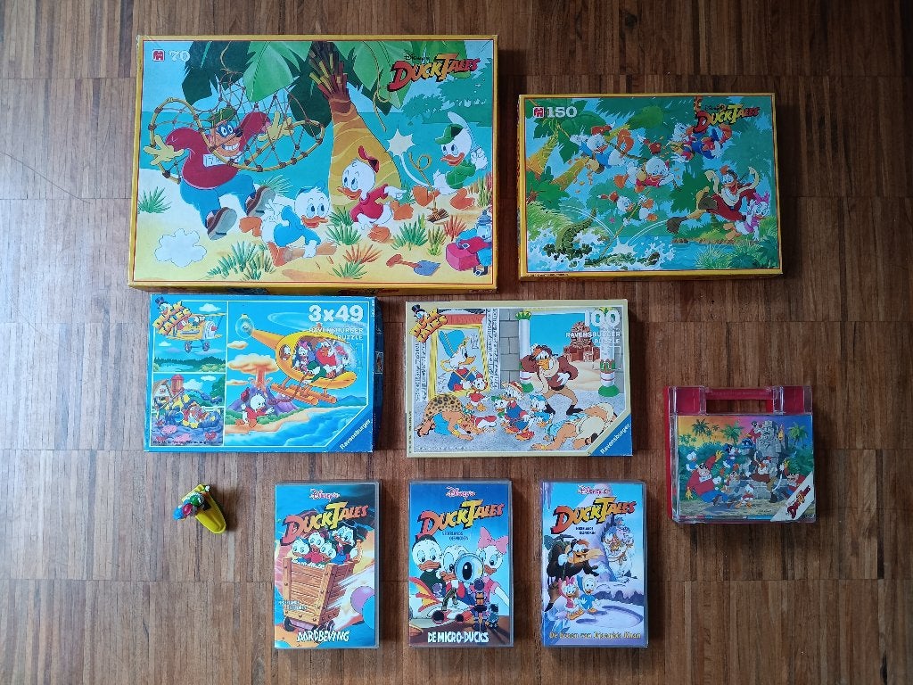Set Ducktales, jaren 80-90, Verzamelen, Speelgoed, Ophalen of Verzenden, Zo goed als nieuw