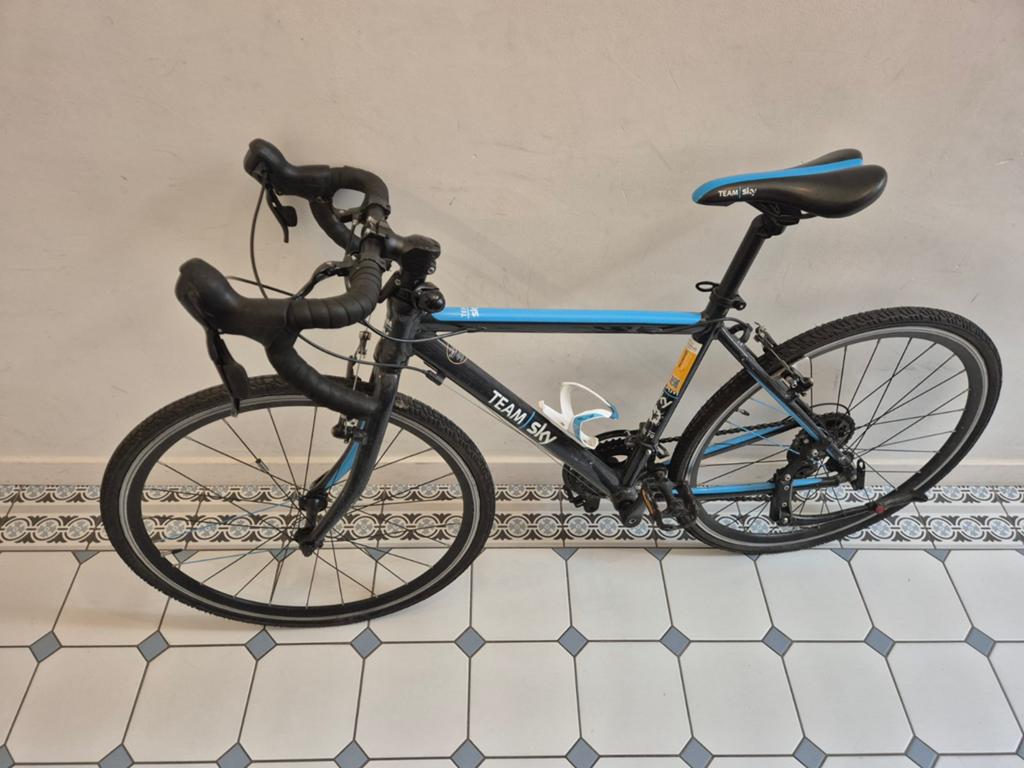 Racefiets Frog Road 70 Team Sky edition, Fietsen en Brommers, Gebruikt, Frog Bikes, Velgrem, Versnellingen
