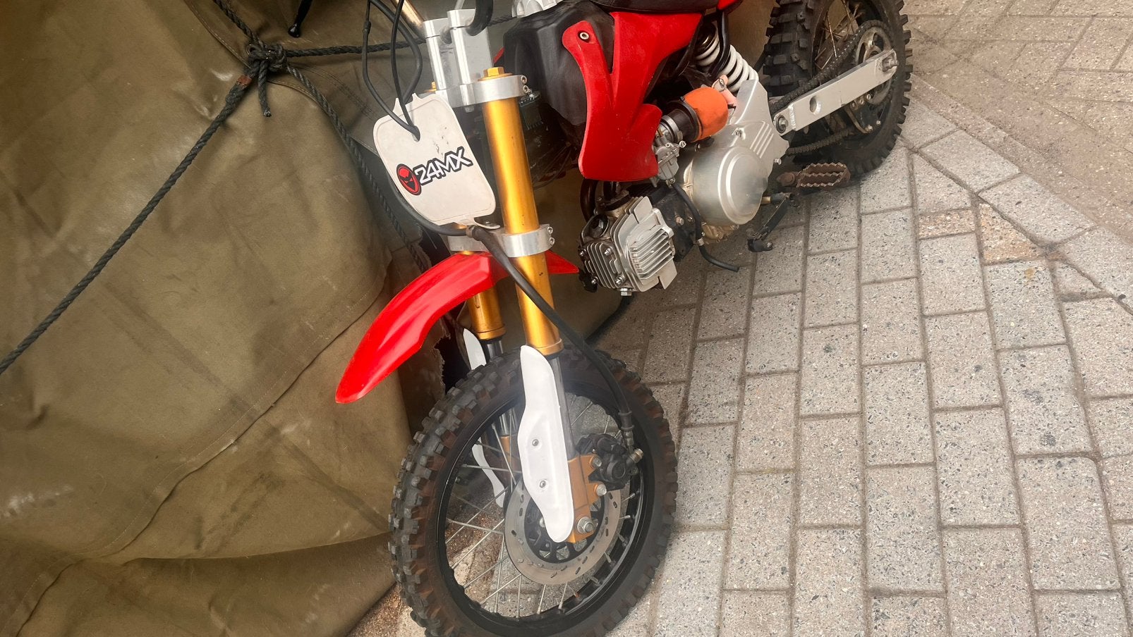 Pitbike 125cc 4t, Ophalen, Gebruikt, 4 versnellingen, 125 cc