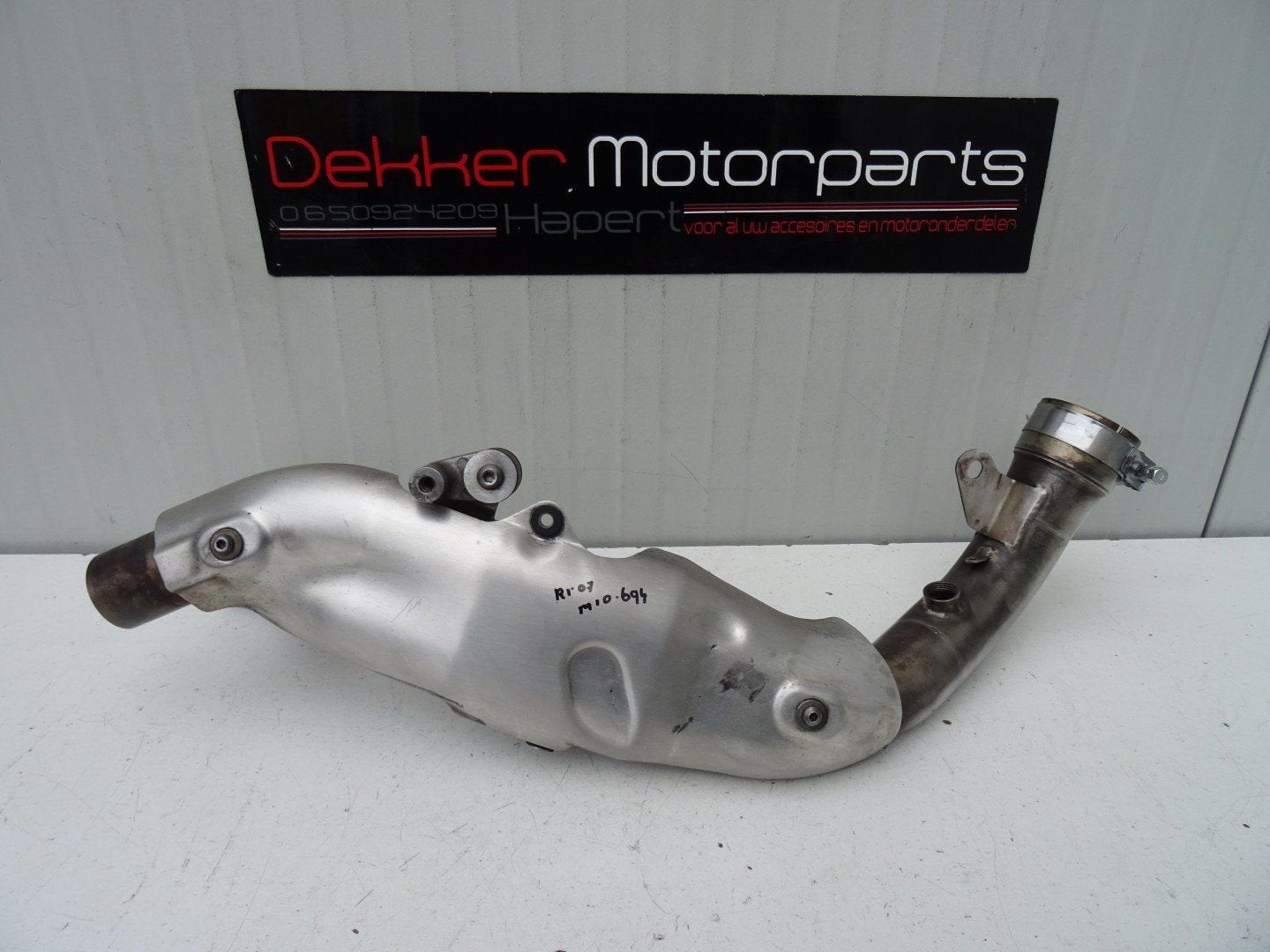 Akrapovic Cat Vervanger / Tussenstuk Yamaha YZF R1 2007-2008, Motoren, Onderdelen | Yamaha, Gebruikt, Ophalen of Verzenden