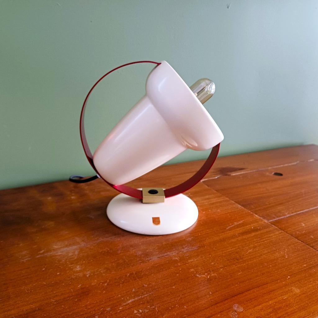 Vintage bureaulamp omgebouwde Philips Infraphil lamp, Ophalen of Verzenden