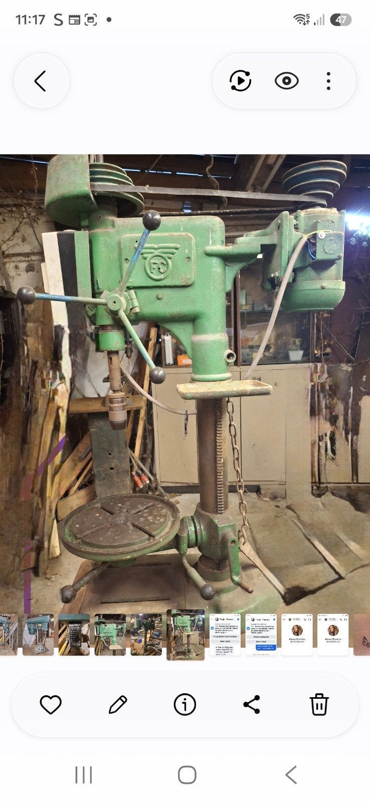 kolomboor, Doe-het-zelf en Bouw, Ophalen, Gebruikt, Kolomboormachine