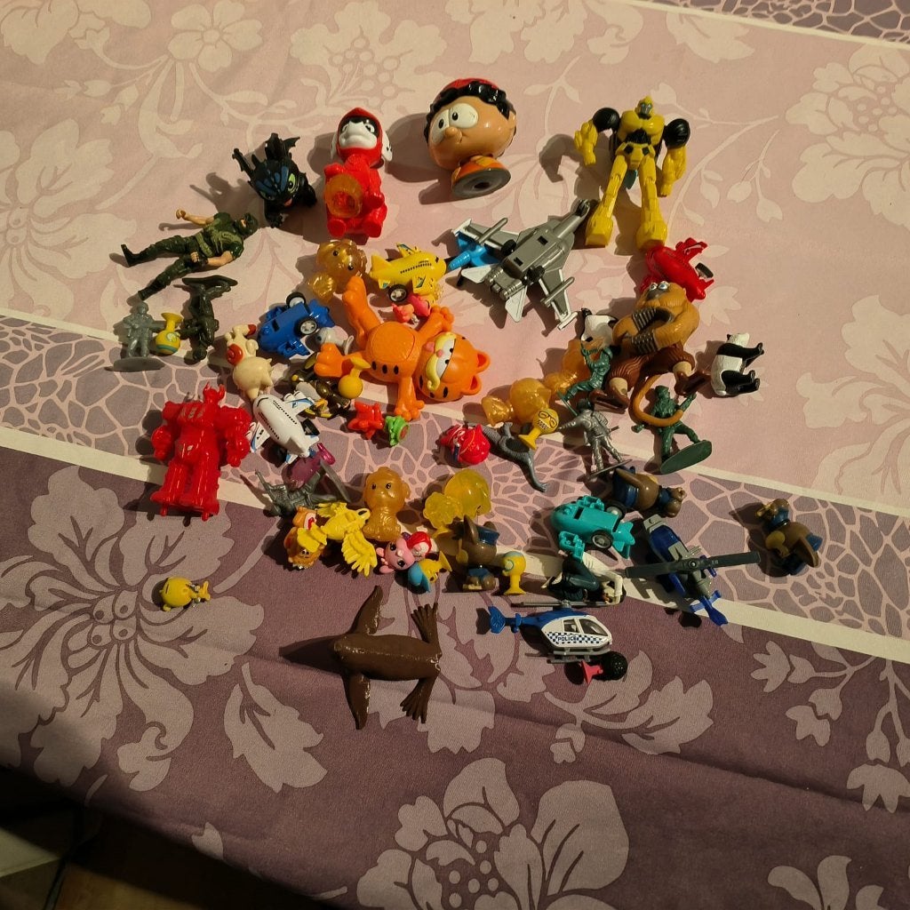 Zakje met speelgoedfiguurtjes, Ophalen of Verzenden, Gebruikt