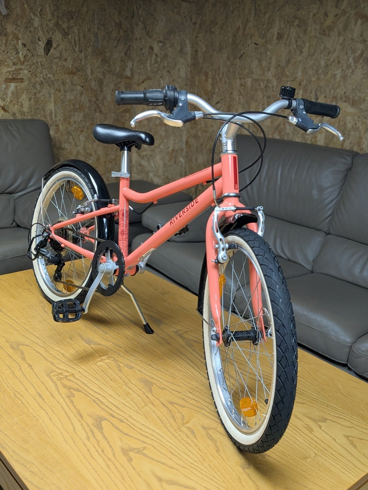 Kinderfiets 20 inch, Ophalen