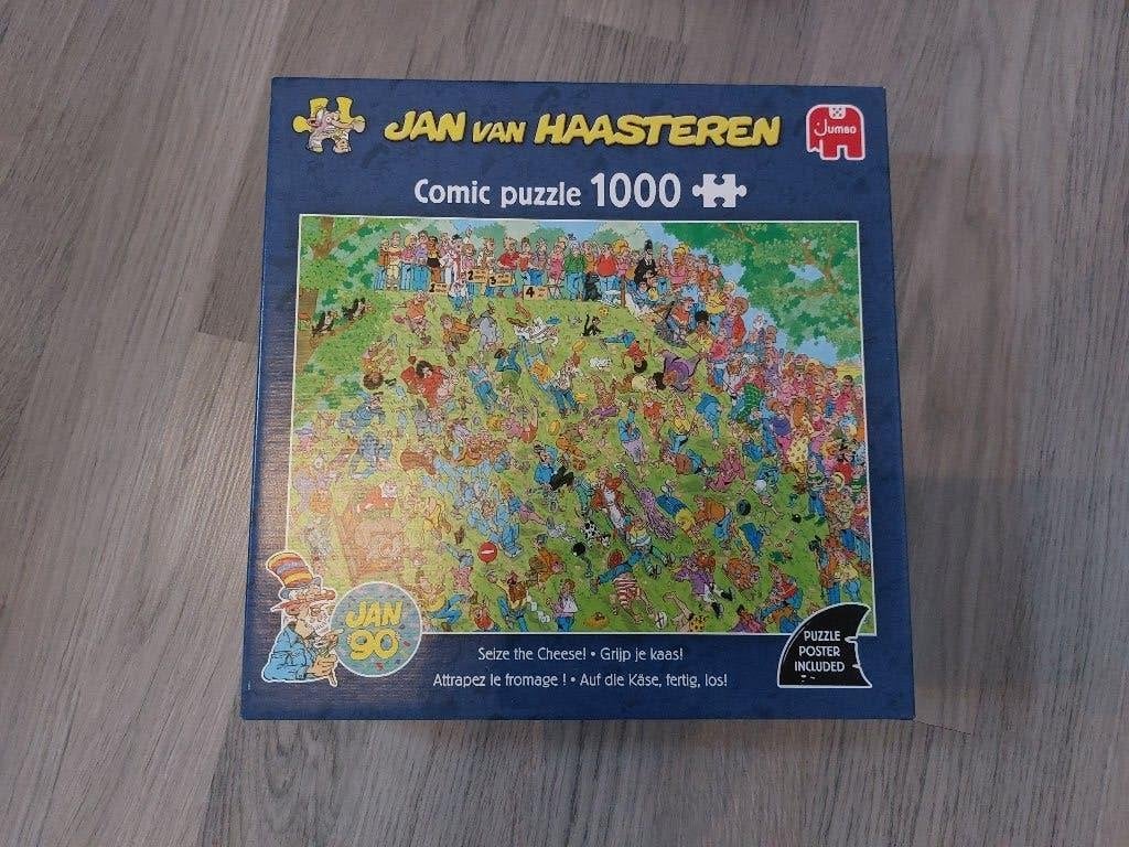 JVH 1000 stuks "Grijp je kaas", Ophalen of Verzenden, 500 t/m 1500 stukjes, Zo goed als nieuw, Legpuzzel