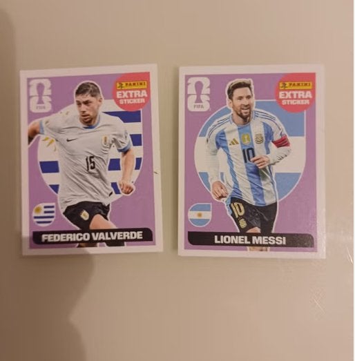 Panini WK 26 Extra Stickers Lionel Messi & Federico Valverde, Collections, Enlèvement, Neuf, Autres types