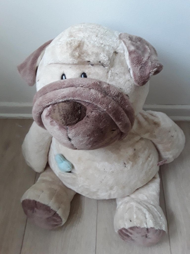 Grande peluche ours, Enfants & Bébés, Enlèvement ou Envoi, Utilisé, Ours, Avec étiquette