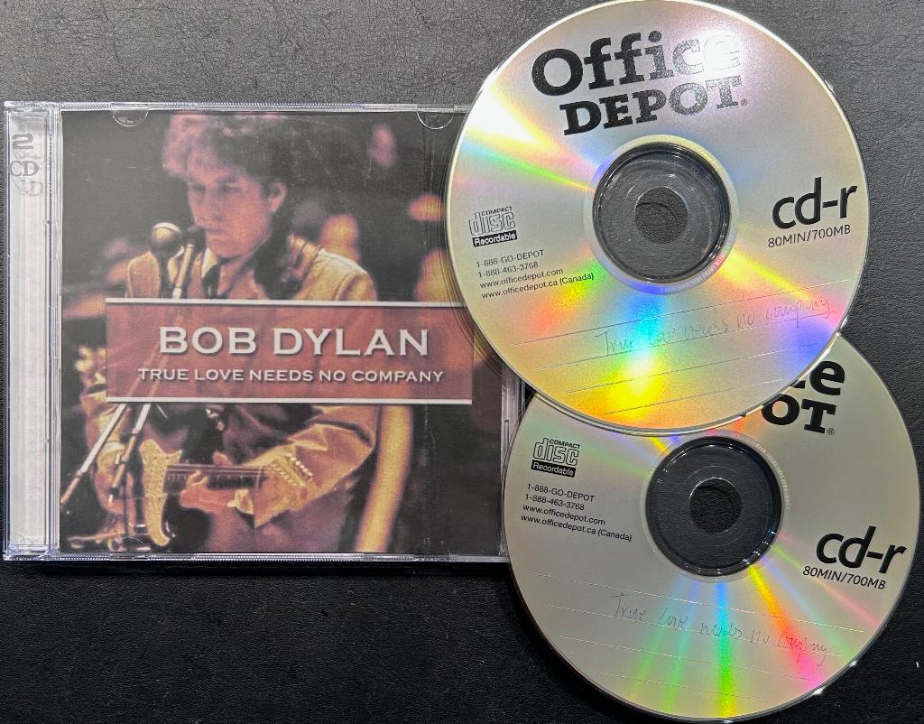 BOB DYLAN - True love needs no company ( 2x CDR ), Envoi, Comme neuf, Pop rock