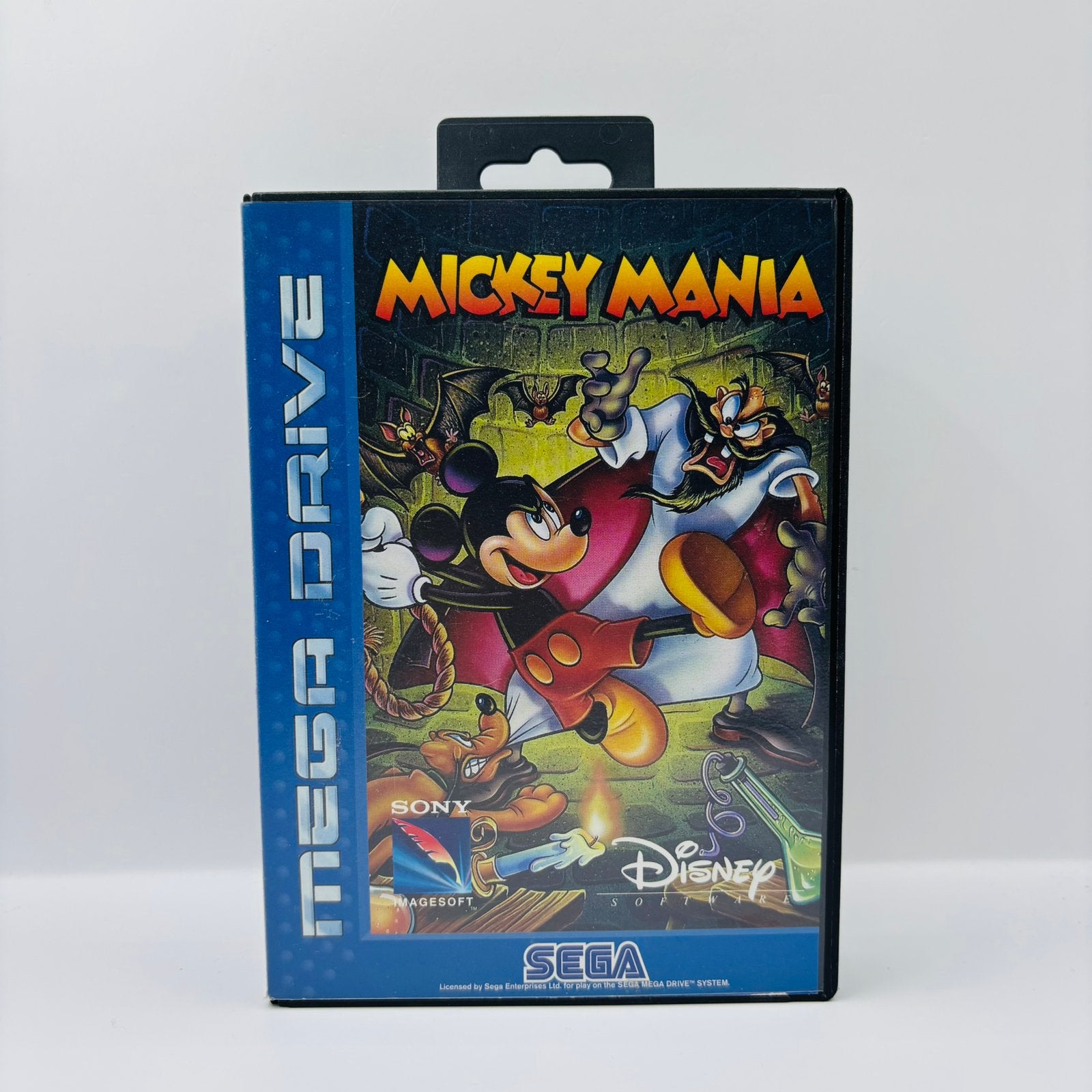 Mickey Mania Sega Mega Drive, Avontuur en Actie, Ophalen of Verzenden, Zo goed als nieuw, Vanaf 3 jaar