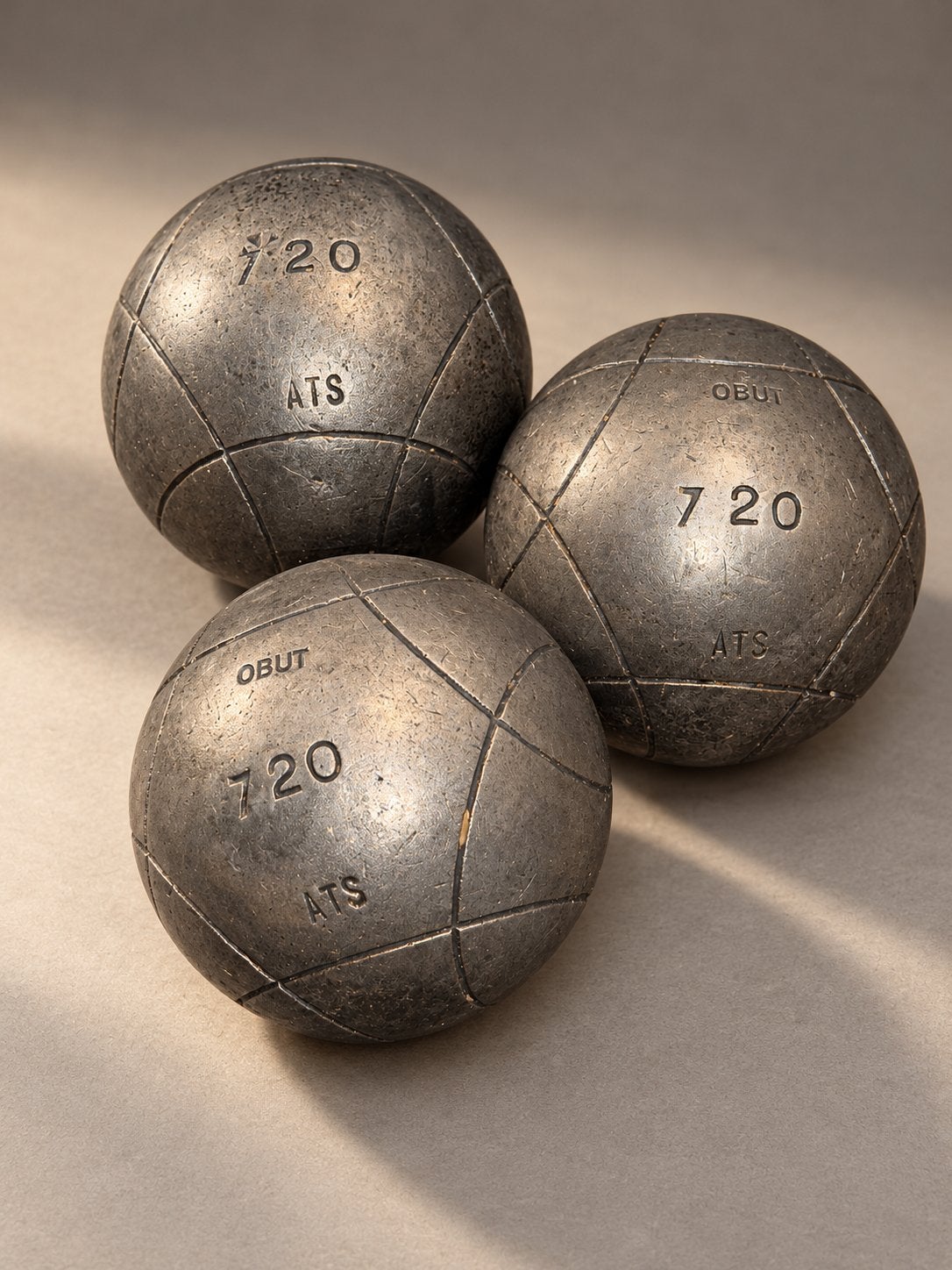 Triplette obut ats 720 boules de petanque, Enlèvement ou Envoi, Obut, Obut, Boule