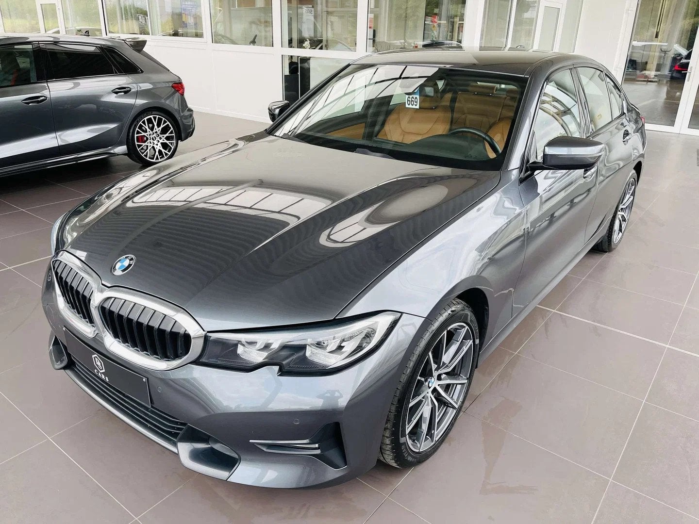 BMW 3 Serie 318 dA * GARANITE+ LED + GPS PRO + CUIR *, Euro 6, 4 cilinders, 136 pk, Leder