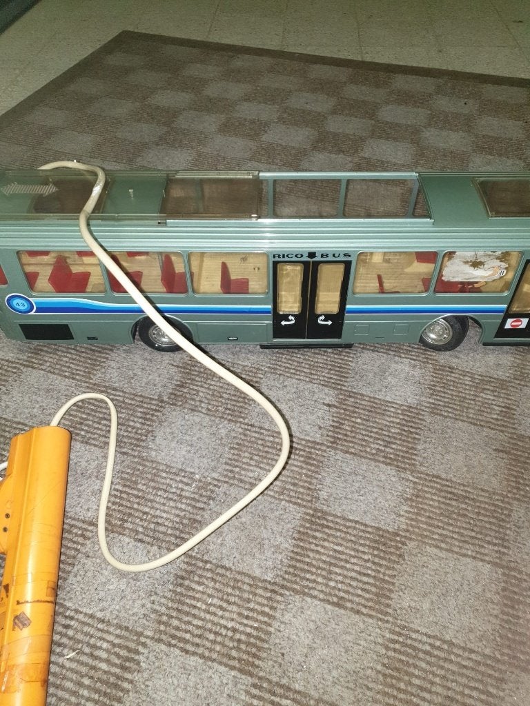 Retro bus met afstandbediening jaren 70, Ophalen of Verzenden