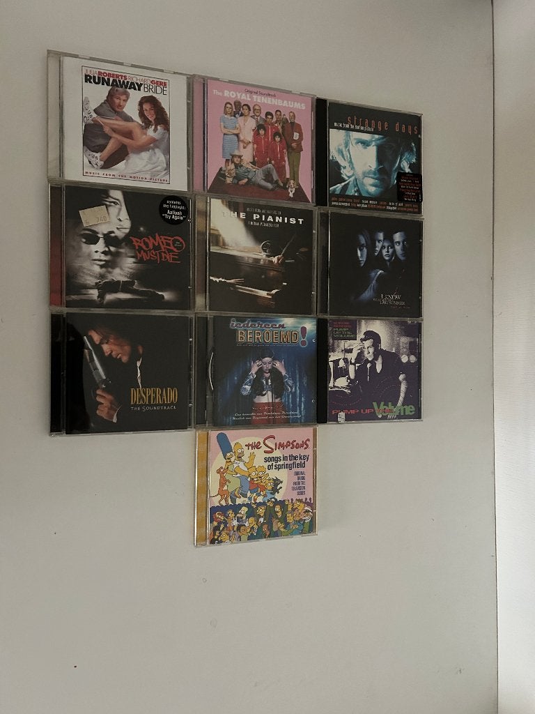 10 SOUNDTRACK CD'S - Mint conditiion!, Ophalen of Verzenden, Zo goed als nieuw, Rock, Soundtrack