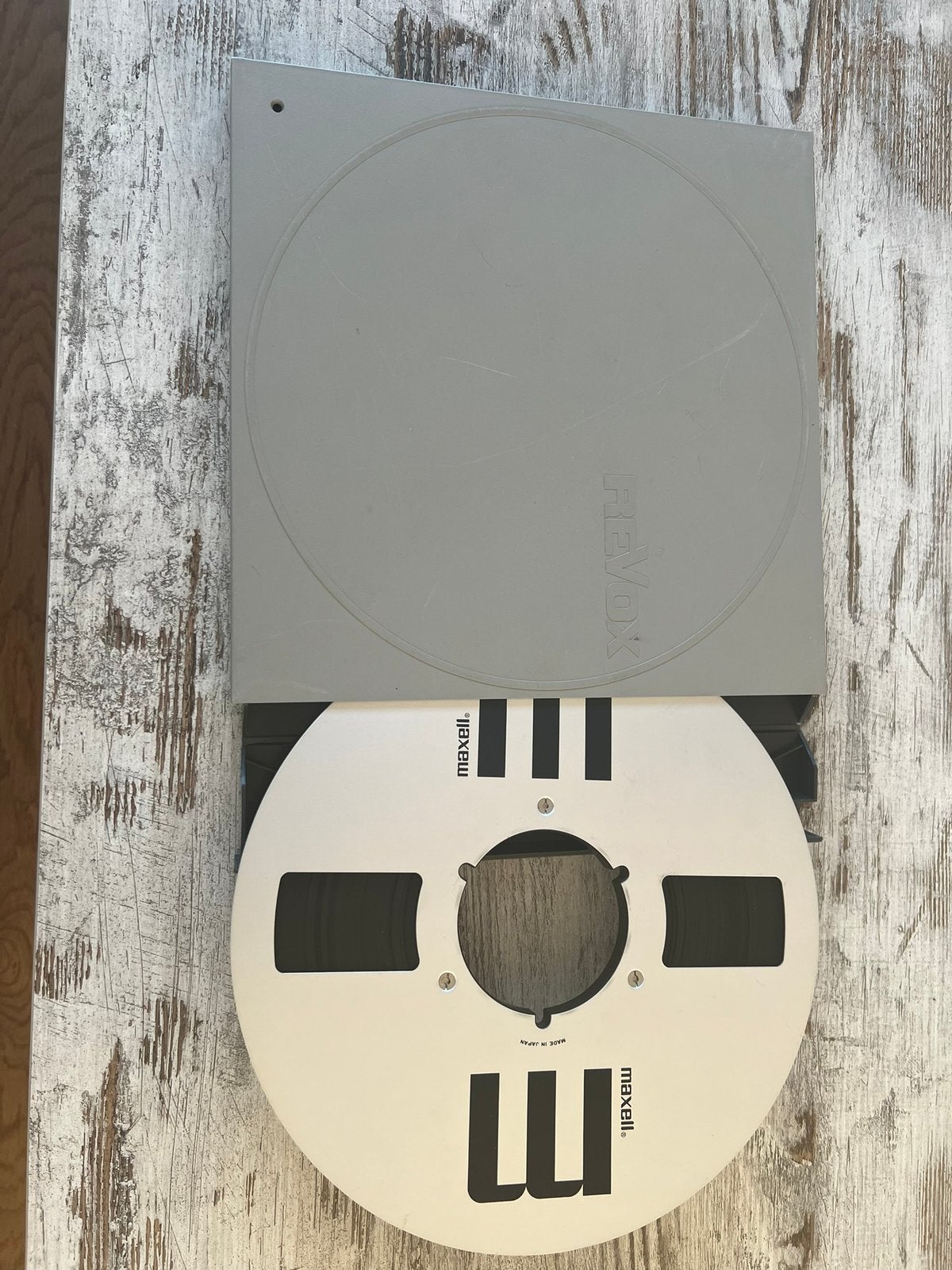 Maxell alu spoel 26 cm, Ophalen, Bandrecorder, Met banden