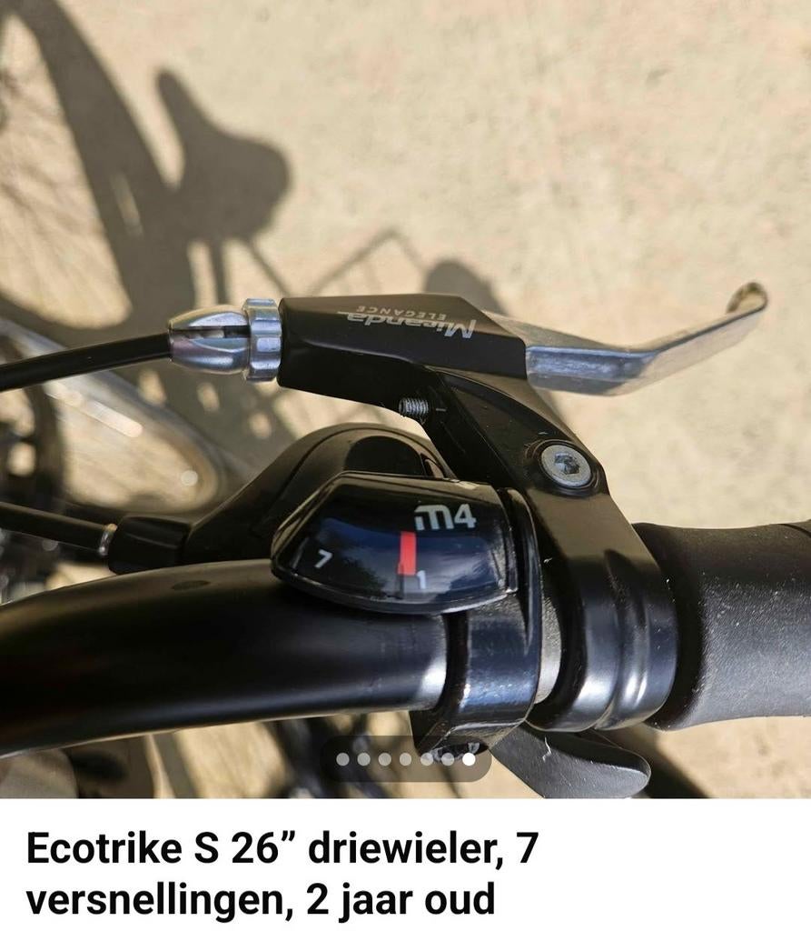 Driewieler Ecotrike 26"  7 Versnellingen 2 jaar oud, Ophalen