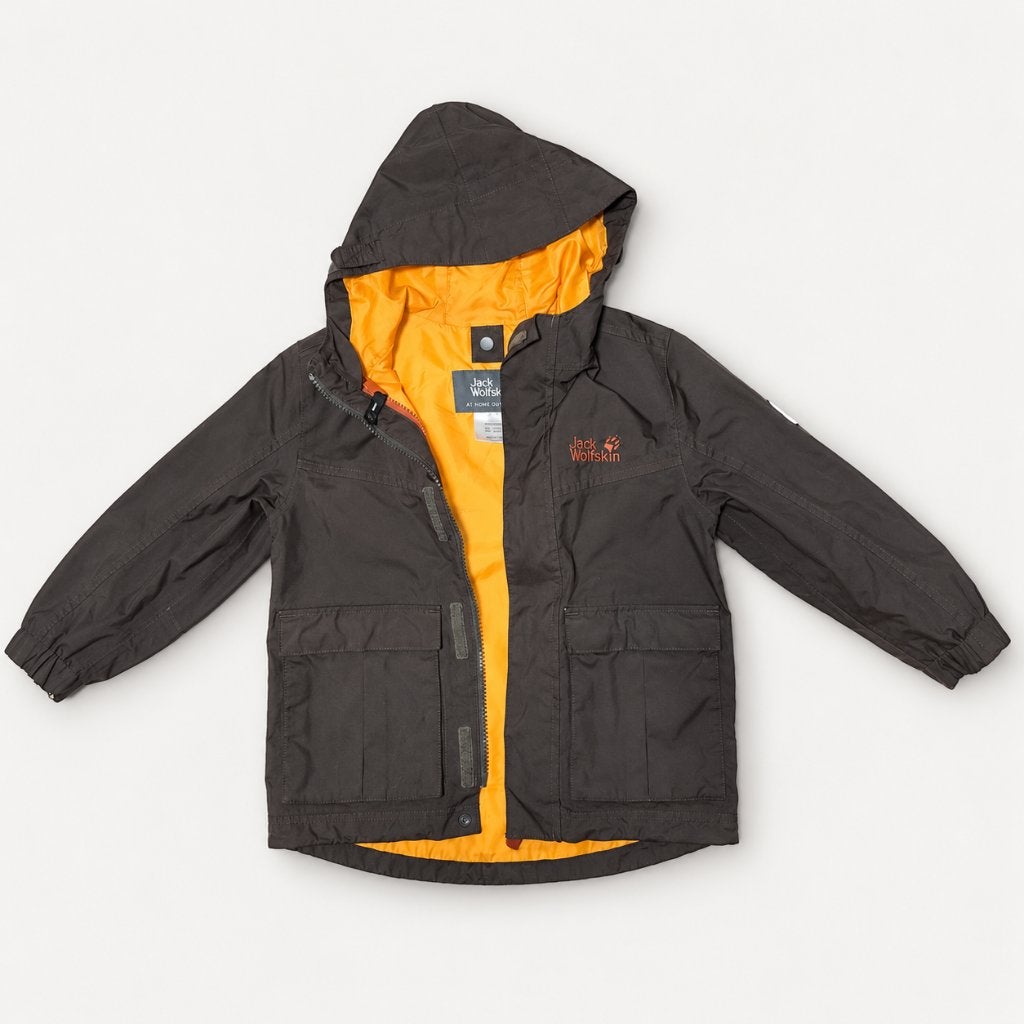 Veste Jack Wolfskin enfant 4 ans 104 noire, Enlèvement ou Envoi, Utilisé, Garçon ou Fille, Manteau
