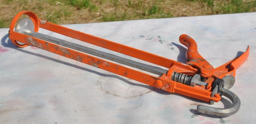 pistolet a cartouche silicone marque cox, Métal, Enlèvement ou Envoi, Orange, Utilisé
