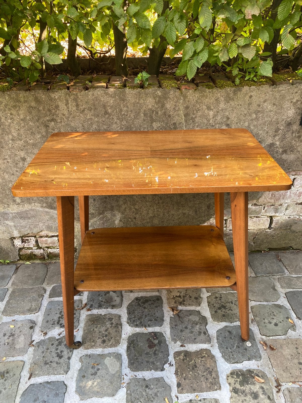 Meuble TV/table d'appoint vintage — 1960, Antiquités & Art, Enlèvement