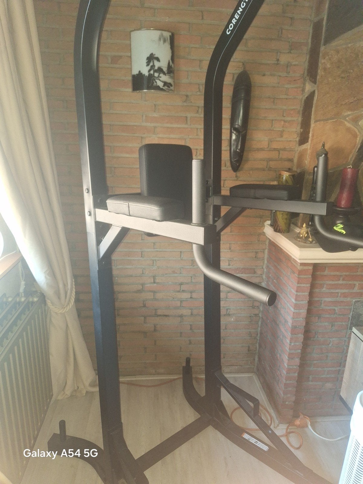 dip pull up station, Sport en Fitness, Fitnessmaterialen, Ophalen, Zo goed als nieuw, Armen, Fitnessbank