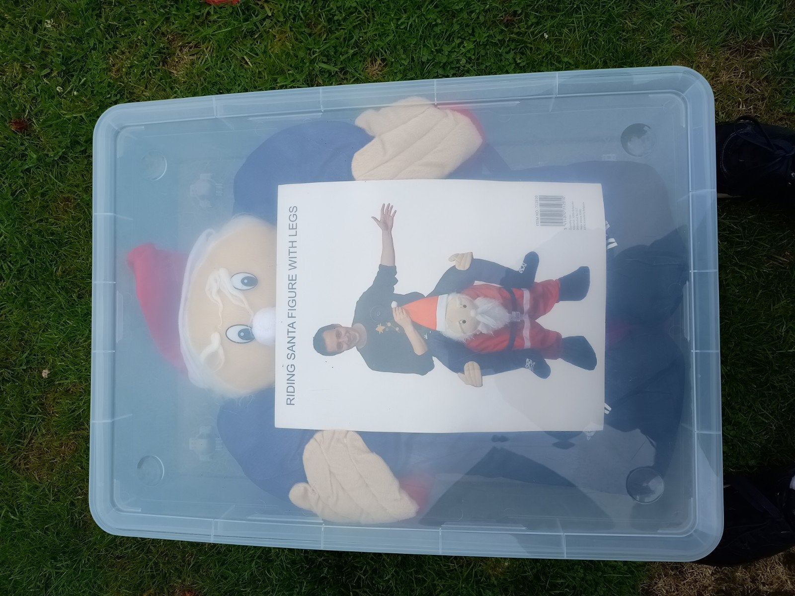 Kerstman pak, Ophalen