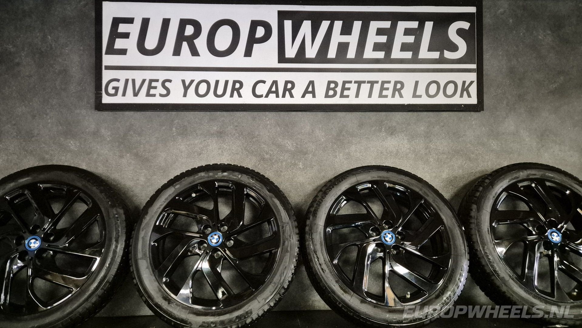 Originele BMW i3 19 inch velgen 427 winterbanden Bridgestone, Auto-onderdelen, Banden en Velgen, 19 inch, Gebruikt, 155 mm, -