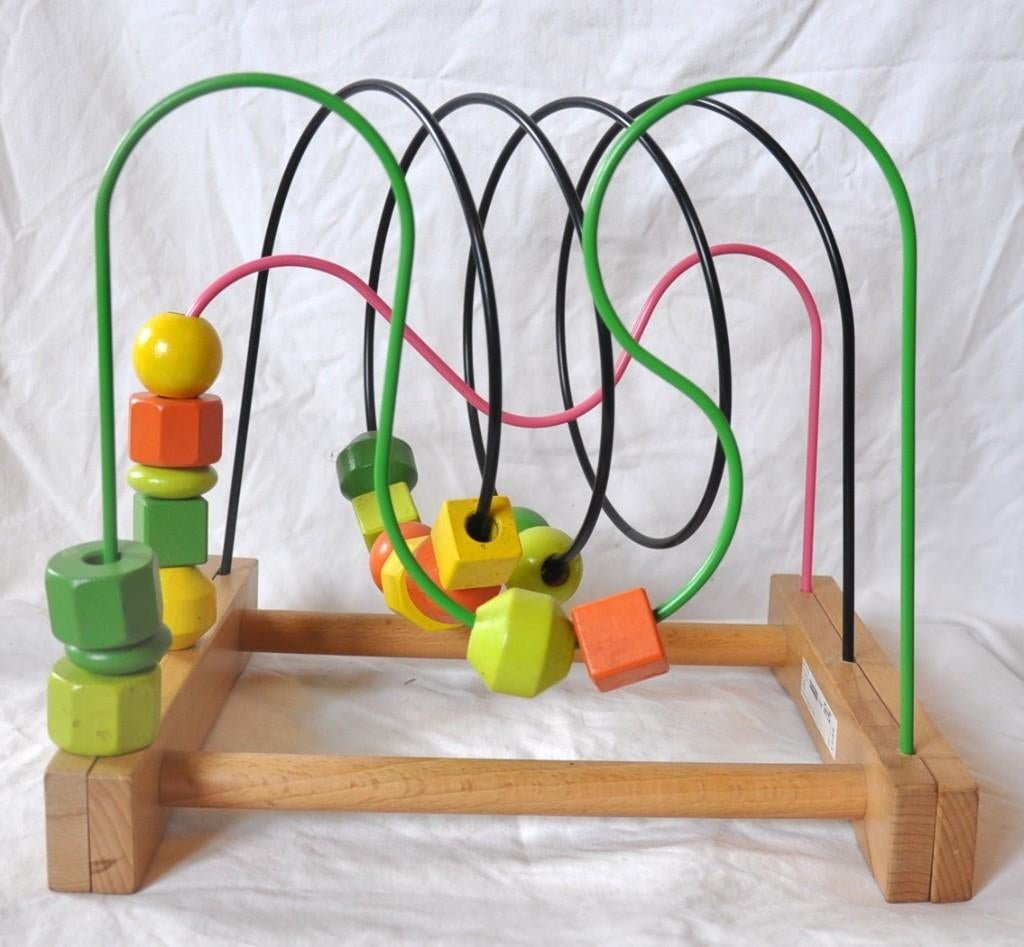 jeu d'adresse labyrinthe avec boule en bois ikea, Enlèvement ou Envoi, Comme neuf, Autres types