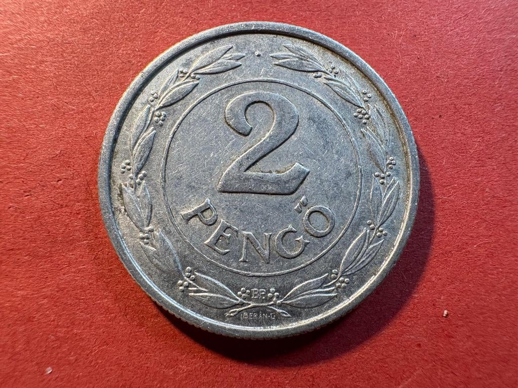 Hongarije - 2 pengo 1941 (#254#), Ophalen of Verzenden, Hongarije, Losse munt