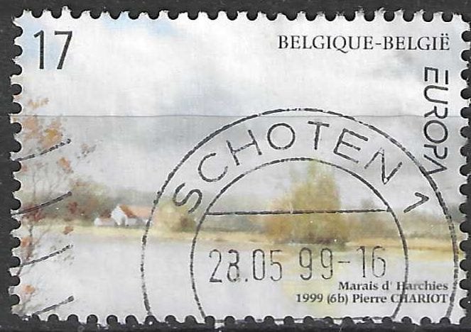 Belgique 1999 - Yvert/OBP 2816 - Marais d'Harchies (ST), Timbres & Monnaies, Timbres | Europe | Belgique, Envoi, Affranchi, Oblitéré