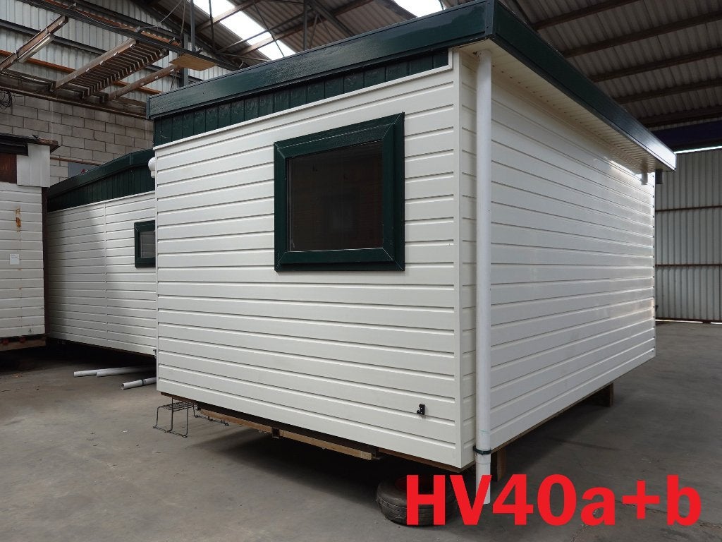 Vroegop L-chalet met dubbel glas en 3 slk voor smalle kavel, Caravans en Kamperen, Tot en met 6