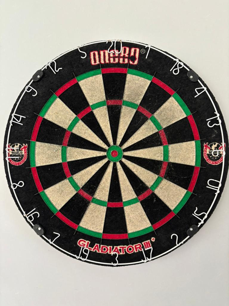 Dartsbord One80. Gladiator III., Ophalen, Gebruikt, Dartbord