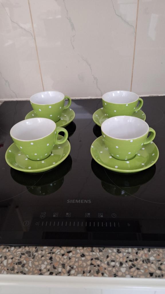4 sachets de café avec plaque inférieure/vaisselle Union Pac, Enlèvement ou Envoi