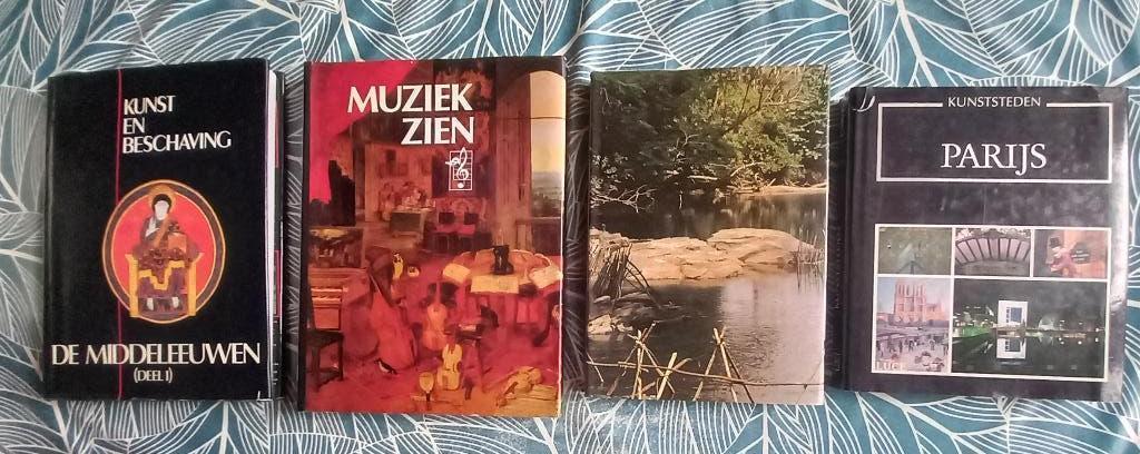 Set van 4 boeken over culturele kunsten in het Nederlands, Boeken, Ophalen, Zo goed als nieuw