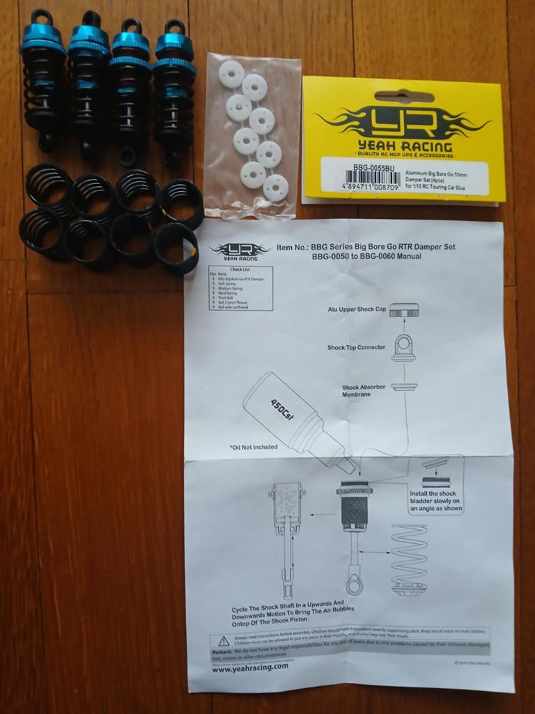 Tamiya Nieuw!Upgrade alu.damper set tt-02, Ophalen, Tamiya