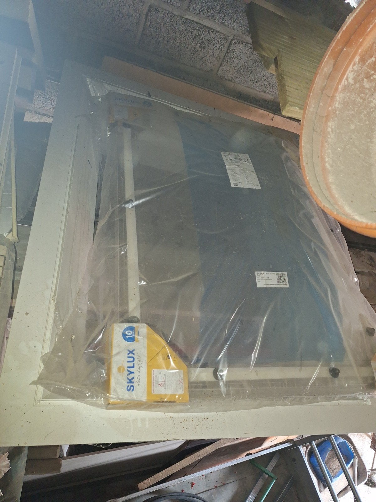 Nieuwe Skylux 800x1100 dome, Ophalen