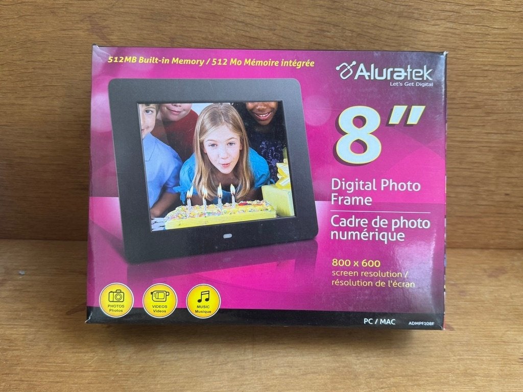 Cadre photo numérique, Ophalen, Zo goed als nieuw, Minder dan 1 GB, 8 tot 12 inch