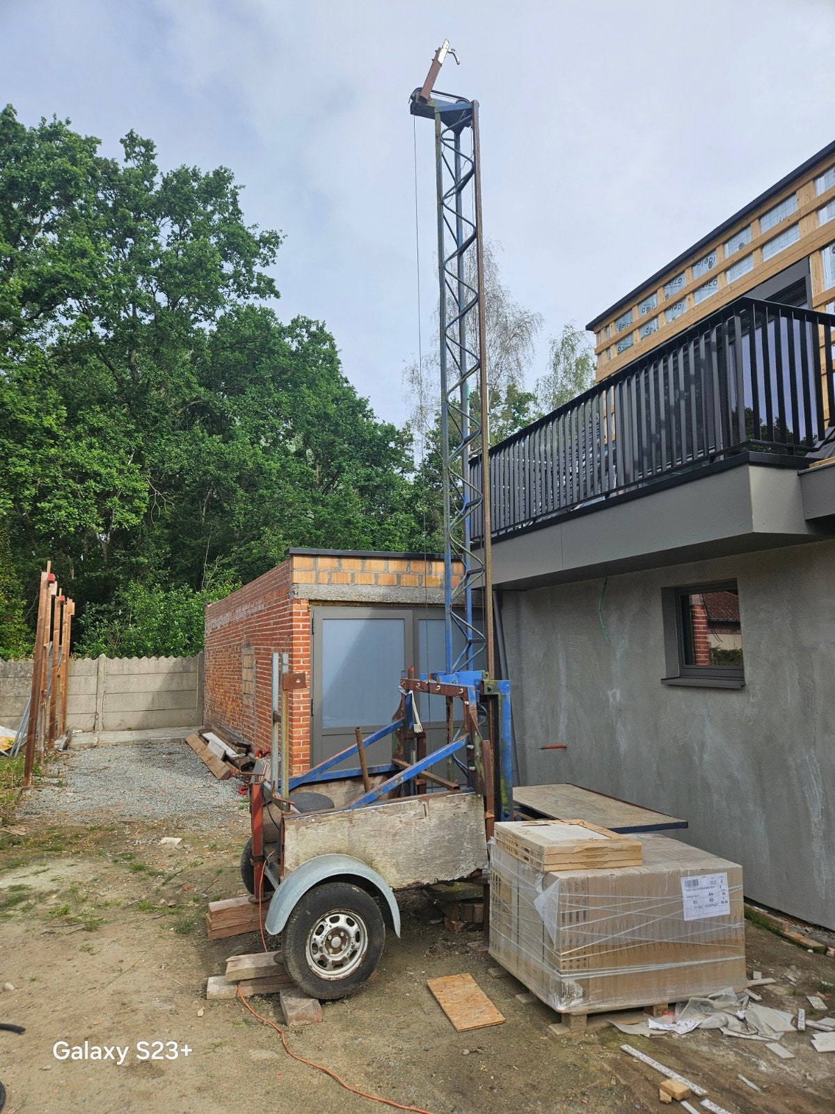 Bouwlift 220V, Bricolage & Construction, Monte-charges, Enlèvement, Ascenseur de chantier