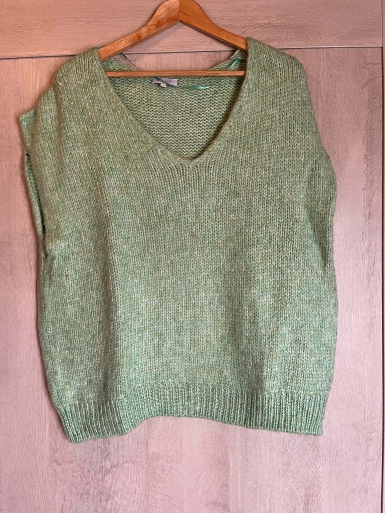 groene debardeur bel bo 2xl 50, Bel & Bo, Enlèvement ou Envoi, Porté, Pull ou Veste