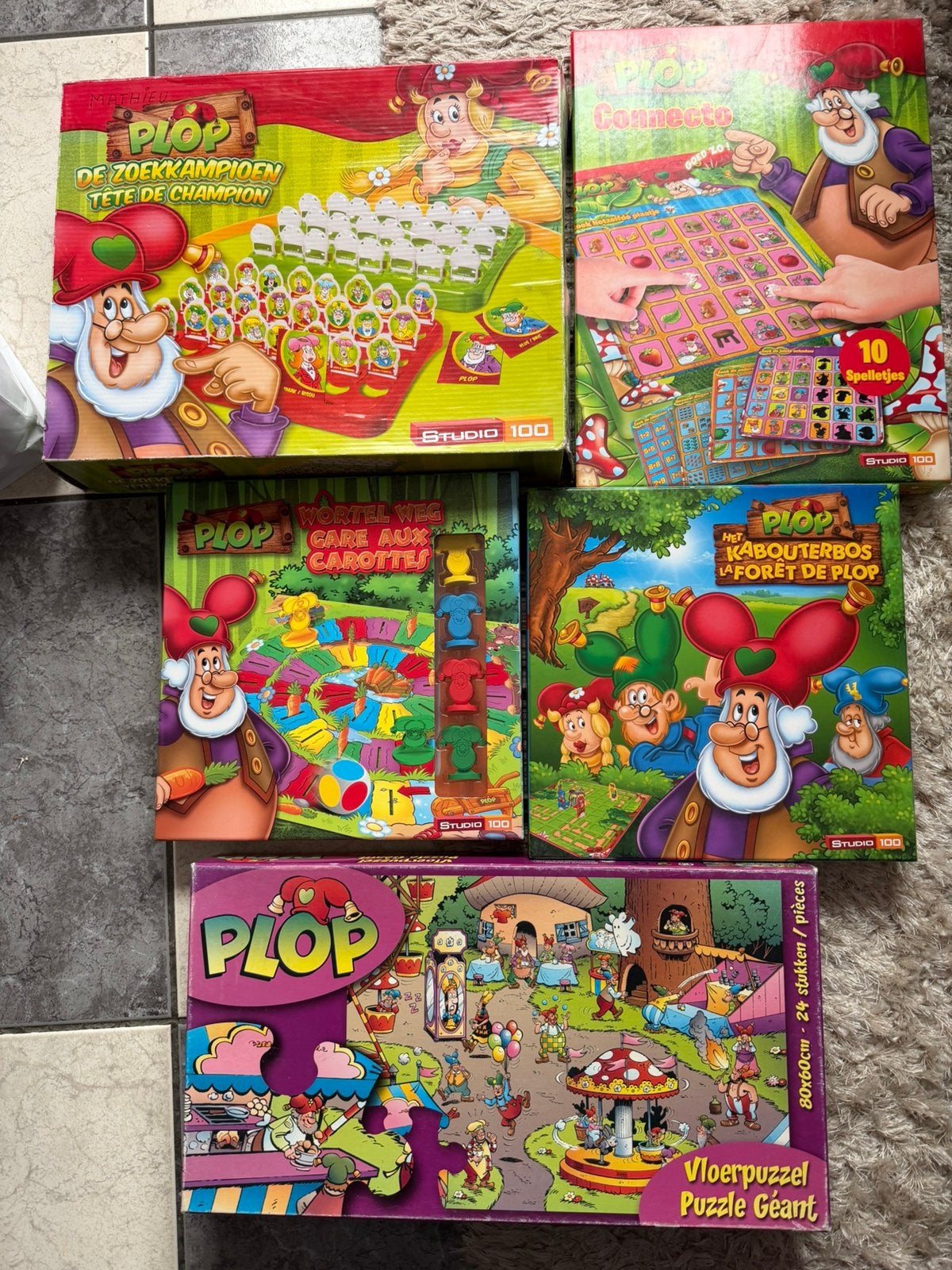Verschillende pakketten puzzels en spelletjes, Ophalen, Gebruikt