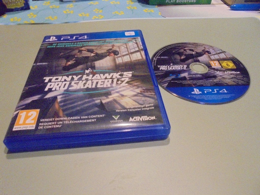 Playstation 4 Tony Hawk's Pro Skater 1 + 2 (orig), Enlèvement ou Envoi, 2 joueurs, À partir de 12 ans, Comme neuf