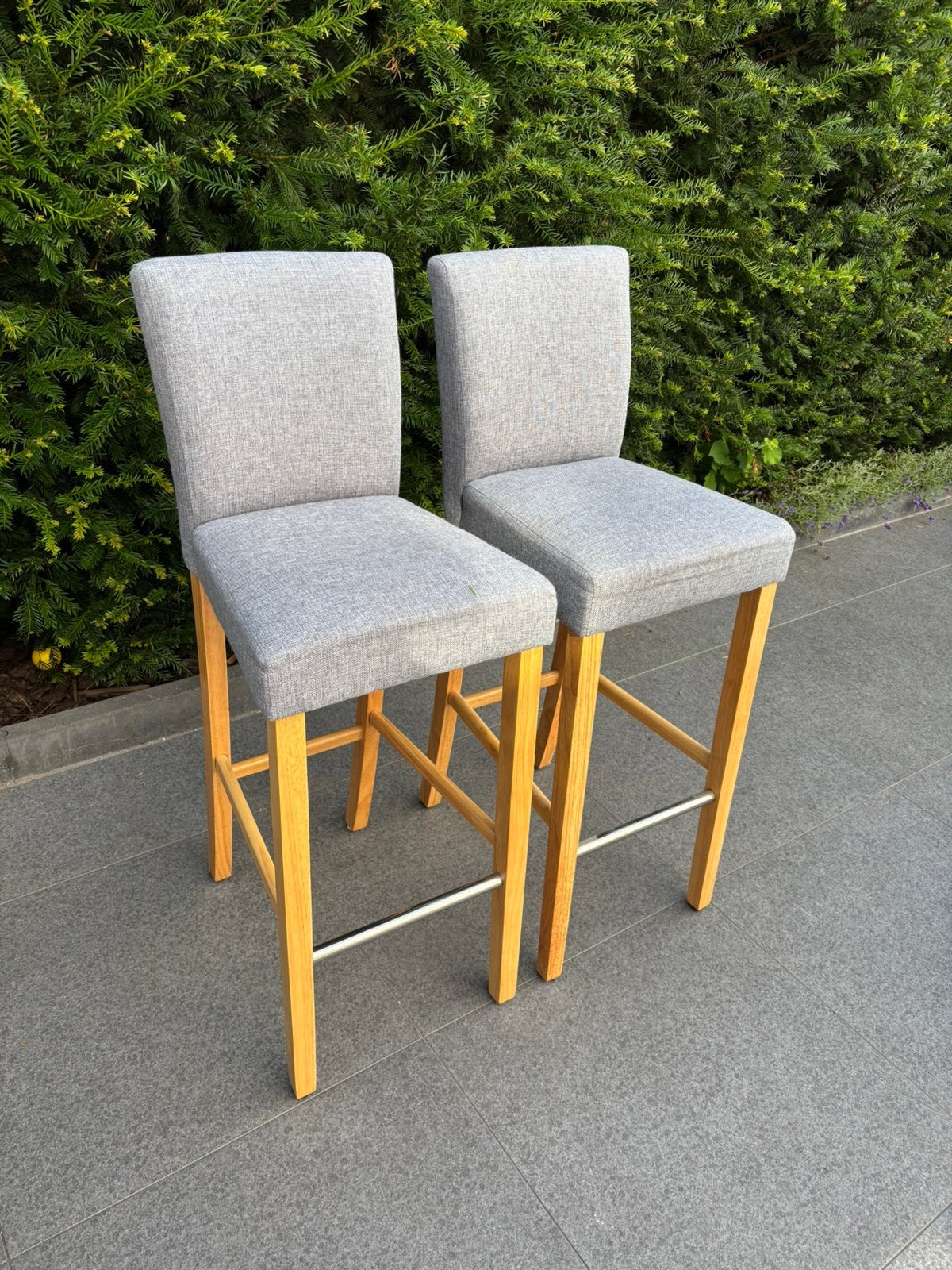 Chaises de bar hautes, Neuf, 90 cm ou plus, Avec repose-pieds, 2 tabourets